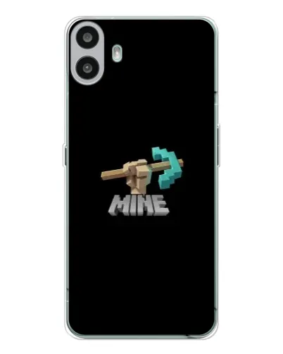 Чехол для Nothing CMF Phone 1 с картинкой «Алмазная кирка» Чехол для Nothing CMF Phone 1 с картинкой «Алмазная кирка»