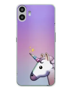 Чехол для Nothing CMF Phone 1 с картинкой «Единорог градиент»