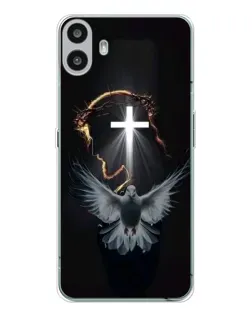 Чехол для Nothing CMF Phone 1 с картинкой «Голубь и Свет»