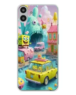 Чехол для Nothing CMF Phone 1 с картинкой «Монстр-трак приключения»