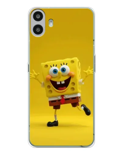 Чехол для Nothing CMF Phone 1 с картинкой «Позитивный Губка Боб»