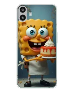 Чехол для Nothing CMF Phone 1 с картинкой «Повар Спанч Боб»