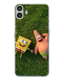 Чехол для Nothing CMF Phone 1 с картинкой «Друзья на лужайке»
