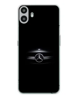 Чехол для Nothing CMF Phone 1 с картинкой «Mercedes — абстрактные линии»
