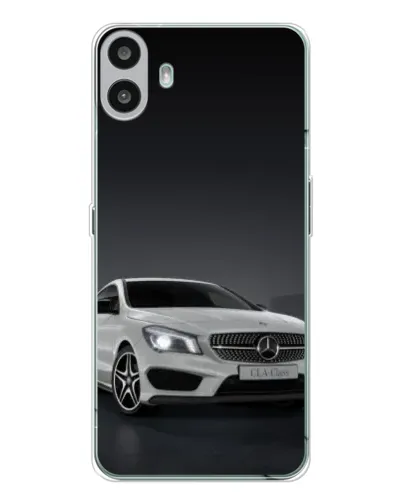 Чехол для Nothing CMF Phone 1 с картинкой «Mercedes AMG GT Silver»