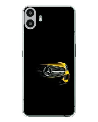 Чехол для Nothing CMF Phone 1 с картинкой «Mercedes — ретро стиль»