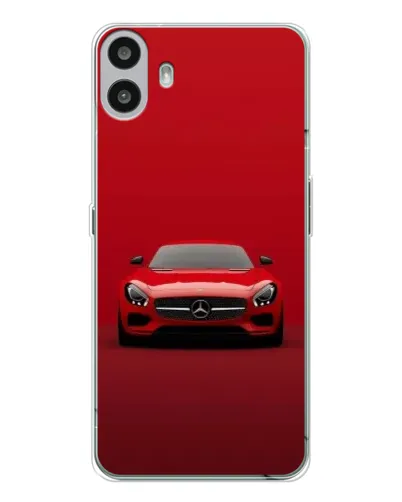 Чехол для Nothing CMF Phone 1 с картинкой «Красный Mercedes AMG»