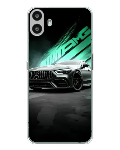 Чехол для Nothing CMF Phone 1 с картинкой «Темный Mercedes AMG»