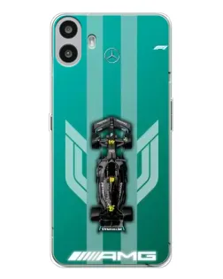 Чехол для Nothing CMF Phone 1 с картинкой «Mercedes AMG Petronas»