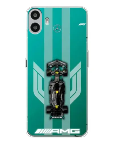 Чехол для Nothing CMF Phone 1 с картинкой «Mercedes AMG Petronas»