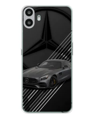 Чехол для Nothing CMF Phone 1 с картинкой «Mercedes AMG — графика»