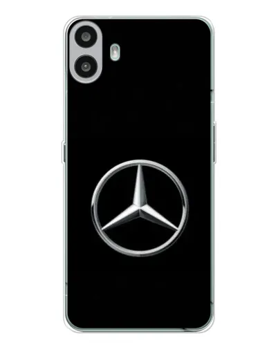 Чехол для Nothing CMF Phone 1 с картинкой «Mercedes классический лого»