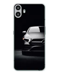 Чехол для Nothing CMF Phone 1 с картинкой «Свет фар Mercedes»