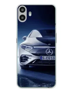 Чехол для Nothing CMF Phone 1 с картинкой «Mercedes EQ — будущее»