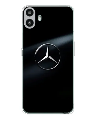 Чехол для Nothing CMF Phone 1 с картинкой «Mercedes на металле» Чехол для Nothing CMF Phone 1 с картинкой «Mercedes на металле»