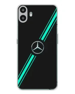 Чехол для Nothing CMF Phone 1 с картинкой «Спортивные линии Mercedes»