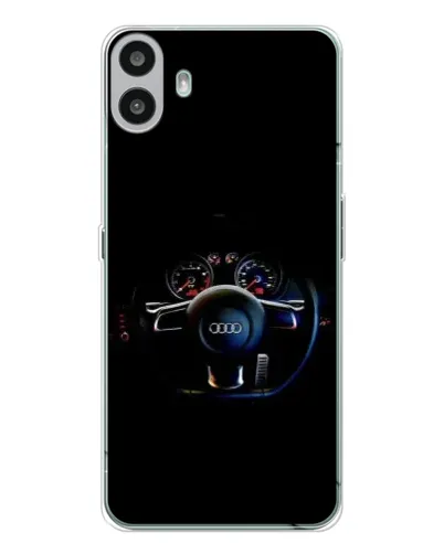 Чохол для Nothing CMF Phone 1 з картинкою «Салон Audi — кермо»