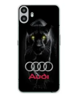 Чохол для Nothing CMF Phone 1 з картинкою «Пантера та Audi»