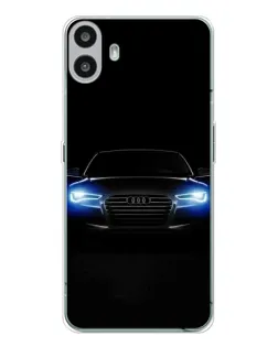Чохол для Nothing CMF Phone 1 з картинкою «Audi в неоні»