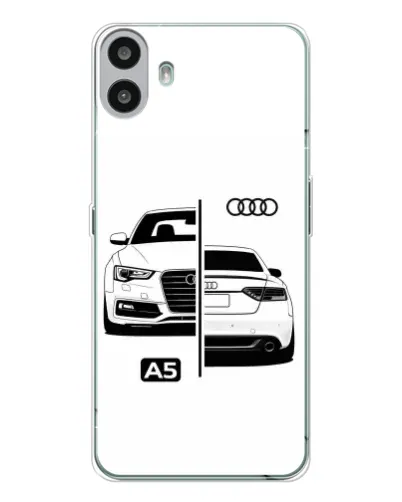 Чохол для Nothing CMF Phone 1 з картинкою «Audi — контрастний дизайн»