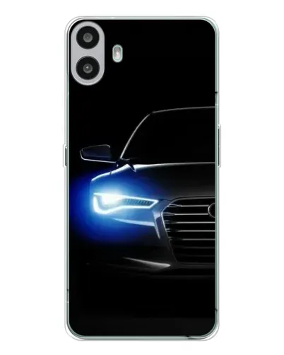 Чохол для Nothing CMF Phone 1 з картинкою «Неоновий погляд Audi»