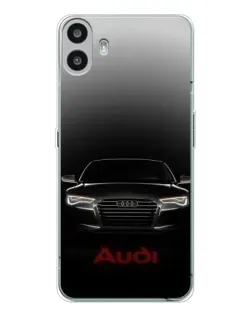 Чохол для Nothing CMF Phone 1 з картинкою «Audi — градієнтний контур»