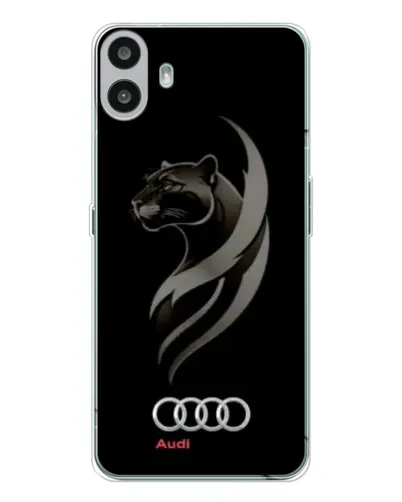 Чохол для Nothing CMF Phone 1 з картинкою «Графіка — пантера та Audi»