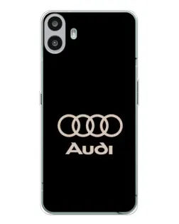 Чохол для Nothing CMF Phone 1 з картинкою «Audi — золотий логотип»