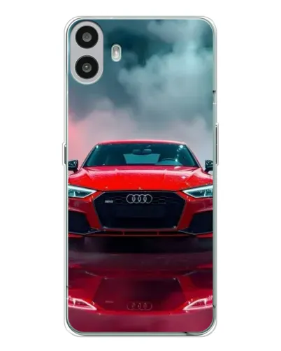 Чохол для Nothing CMF Phone 1 з картинкою «Audi RS — червоний стиль»