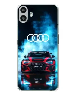Чохол для Nothing CMF Phone 1 з картинкою «Audi Sport — неон»