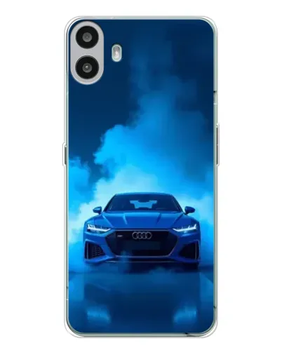 Чохол для Nothing CMF Phone 1 з картинкою «Audi — блакитна енергія»