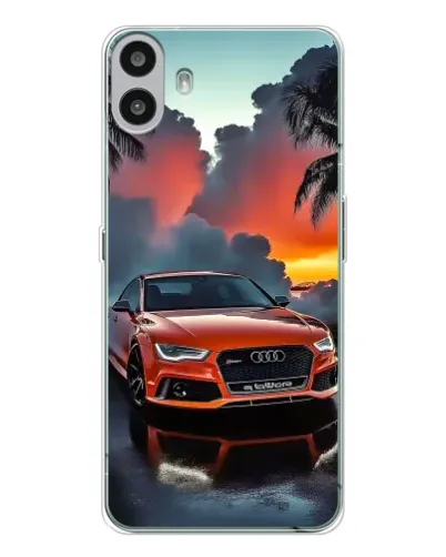 Чохол для Nothing CMF Phone 1 з картинкою «Audi — захід сонця»