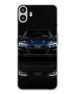 Чохол для Nothing CMF Phone 1 з картинкою «Audi — нічне відображення»