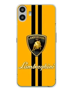 Чохол для Nothing CMF Phone 1 з картинкою «Lamborghini Stripe жовтий» Чохол для Nothing CMF Phone 1 з картинкою «Lamborghini Stripe жовтий»