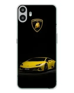 Чехол для Nothing CMF Phone 1 с картинкой «Lamborghini желтый акцент» Чехол для Nothing CMF Phone 1 с картинкой «Lamborghini желтый акцент»
