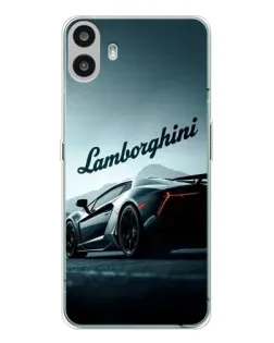 Чехол для Nothing CMF Phone 1 с картинкой «Классическая надпись Lamborghini» Чехол для Nothing CMF Phone 1 с картинкой «Классическая надпись Lamborghini»