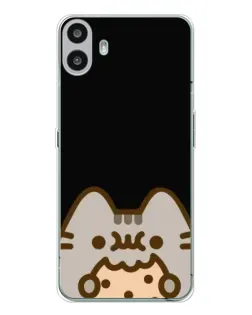 Чехол для Nothing CMF Phone 1 с картинкой «Пушин на черном» Чехол для Nothing CMF Phone 1 с картинкой «Пушин на черном»