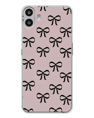 Чехол для Nothing CMF Phone 1 с картинкой «Черные бантики» Чехол для Nothing CMF Phone 1 с картинкой «Черные бантики»