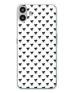 Чехол для Nothing CMF Phone 1 с картинкой «Мини-бантики»