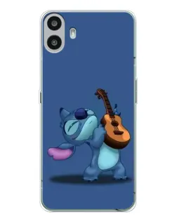 Чехол для Nothing CMF Phone 1 с картинкой «Стич с укулеле»