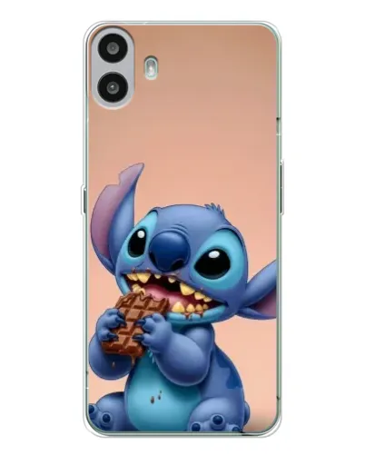 Чехол для Nothing CMF Phone 1 с картинкой «Стич ест шоколад» Чехол для Nothing CMF Phone 1 с картинкой «Стич ест шоколад»