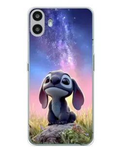 Чехол для Nothing CMF Phone 1 с картинкой «Стич на рассвете»