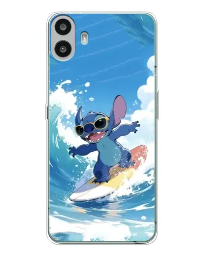 Чехол для Nothing CMF Phone 1 с картинкой «Стич на волне» Чехол для Nothing CMF Phone 1 с картинкой «Стич на волне»