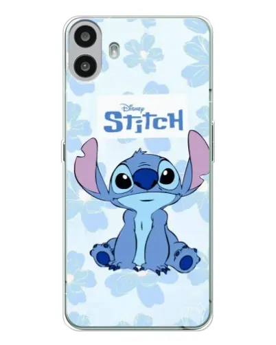 Чехол для Nothing CMF Phone 1 с картинкой «Stitch среди цветов» Чехол для Nothing CMF Phone 1 с картинкой «Stitch среди цветов»