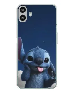 Чехол для Nothing CMF Phone 1 с картинкой «Стич в облаках»
