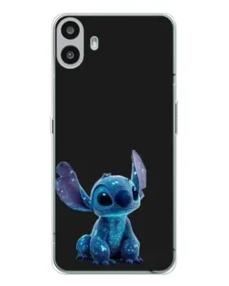 Чехол для Nothing CMF Phone 1 с картинкой «Стич на черном»