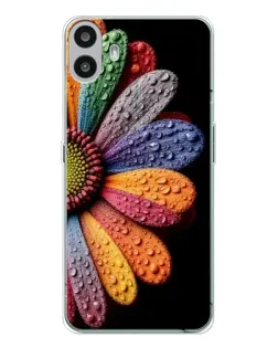 Чохол для Nothing CMF Phone 1 з картинкою «Райдужна квітка» Чохол для Nothing CMF Phone 1 з картинкою «Райдужна квітка»