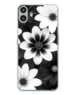 Чохол для Nothing CMF Phone 1 з картинкою «Монохромні айстри» Чохол для Nothing CMF Phone 1 з картинкою «Монохромні айстри»
