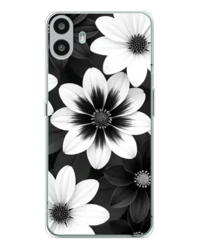 Чехол для Nothing CMF Phone 1 с картинкой «Монохромные астры» Чехол для Nothing CMF Phone 1 с картинкой «Монохромные астры»