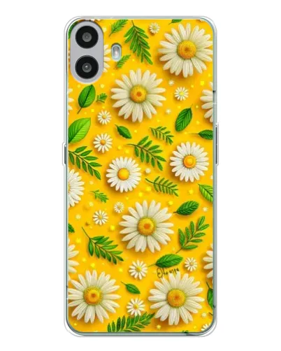 Чехол для Nothing CMF Phone 1 с картинкой «Ромашковое солнце» Чехол для Nothing CMF Phone 1 с картинкой «Ромашковое солнце»